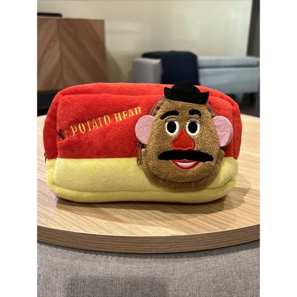 Disney Pixar Mr. Potato head Toy Story Plush Purse Pass Coin Case Rare - Picture 1 of 10